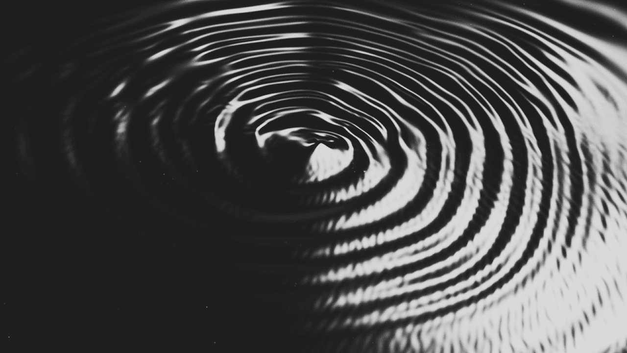 Abstract ripple visual